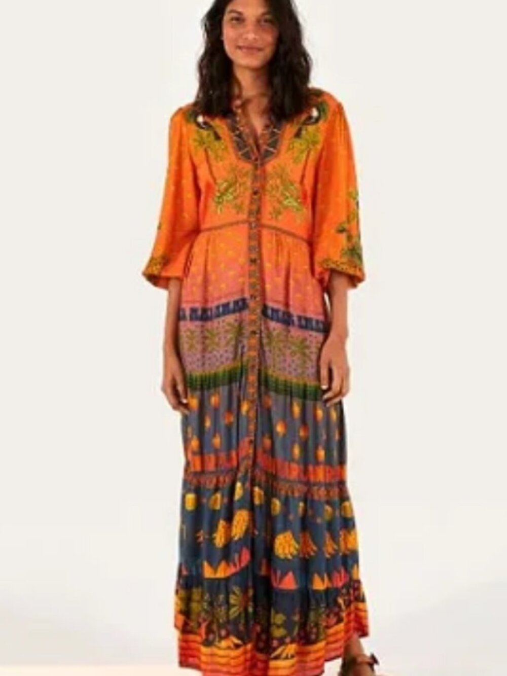 NWT FARM RIO DRESS SIZE SMALL (P IN TAG)  PACK2200 DI70